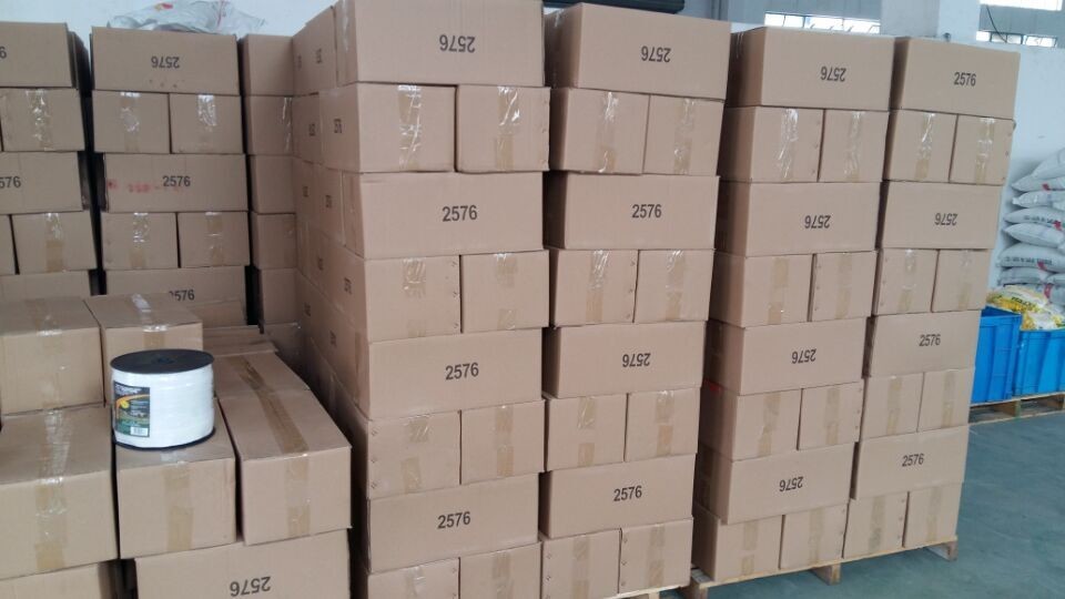 Hot sale electric fence shock PE UV stabilized poly rope for animal farm fence QL715