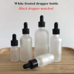 10ml 20ml 30ml 50ml 100ml Oblique Shoulder Glass Essential Oil Bottle White
