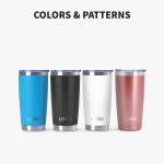 Travel Car Mug Stainless Steel Insulated Tumblers Coffee Mugs Cups 20/30 OZ