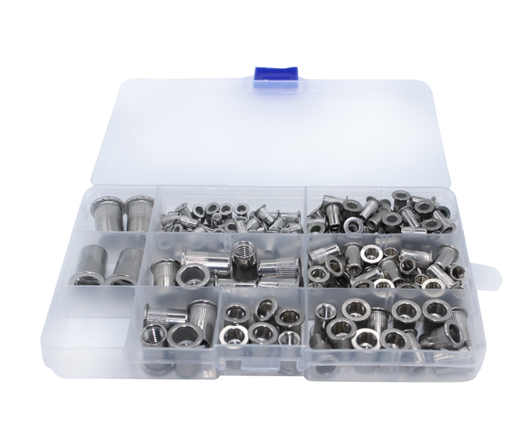 ISO Standard Galvanized Stainless Steel Blind Rivet Insert Screws with Bright Finish