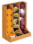 newest bamboo k cup dispenser coffee pod storage drawer