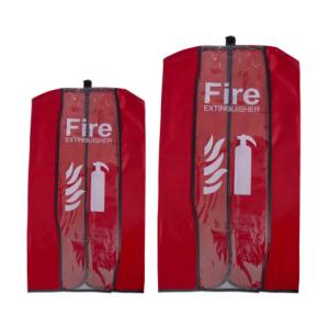 China PVC Oxford Fabric Fire Extinguisher Cover UV Resistance Dustproof wholesale