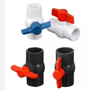 China ASTM Sch 40 Sch 80 Octagonal Compact PVC Ball Valve wholesale