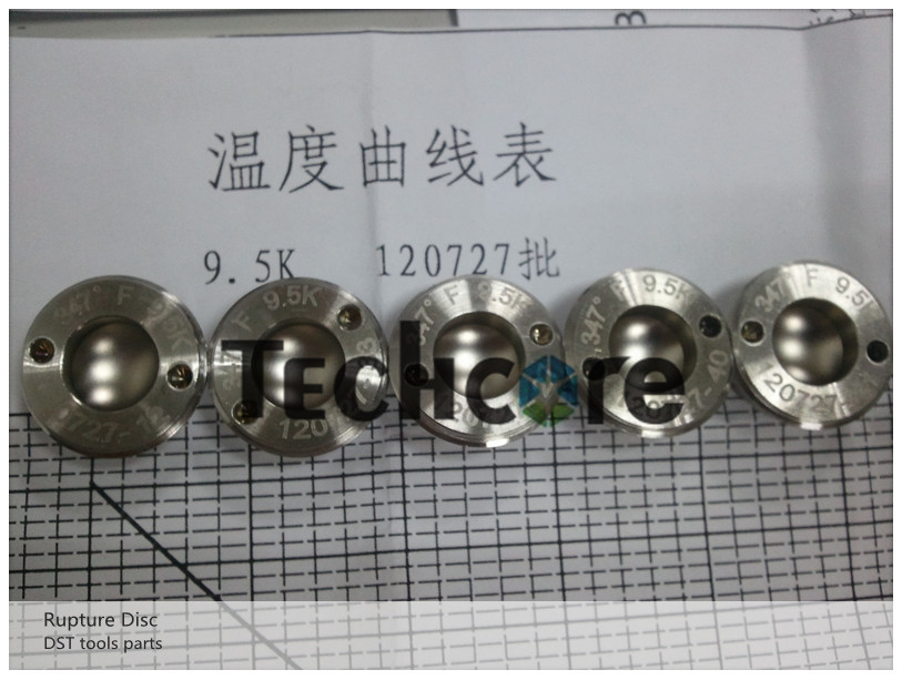 RD Sampler DST Drill Stem Test Tools Rupture Disc Of RD Safety Circulating Valve