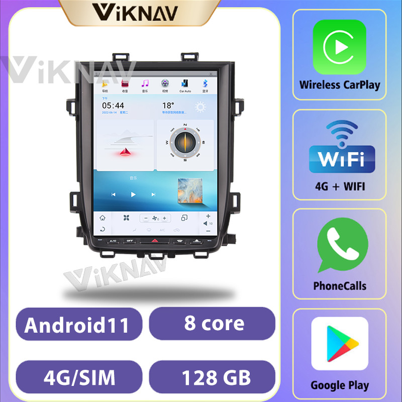 12.1 Inch Car radio For 2010-2014 Toyota Alpha 20 Navigation GPS Multimedia DVD Player Android Wireless Carplay 4G