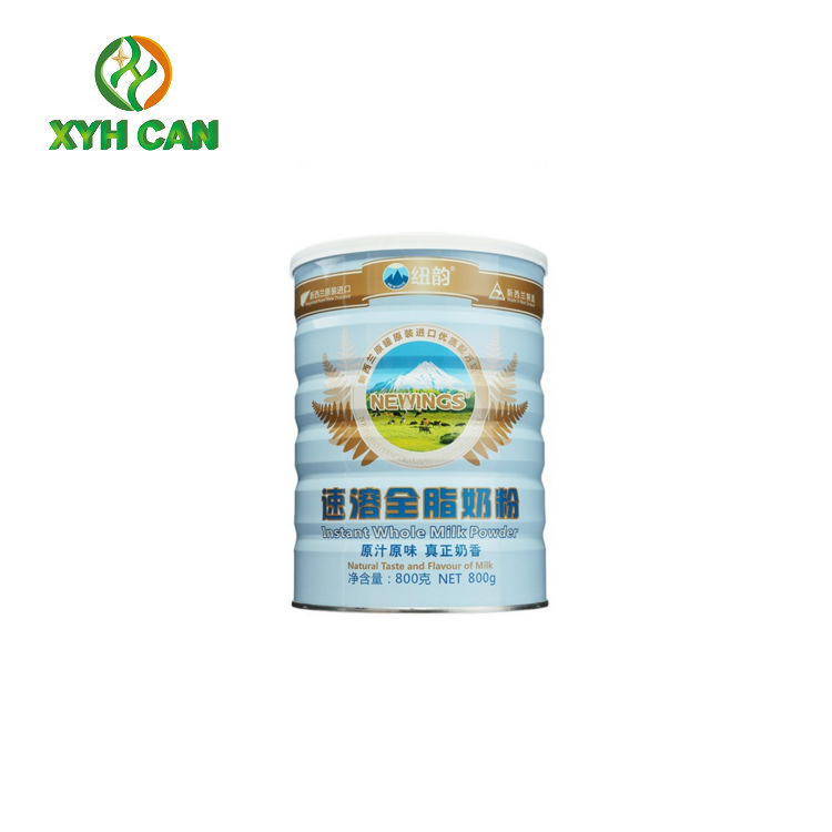 Recyclable Round Tin Gift Box / Commercial Hard Candy In Metal Tin 800g-1000g