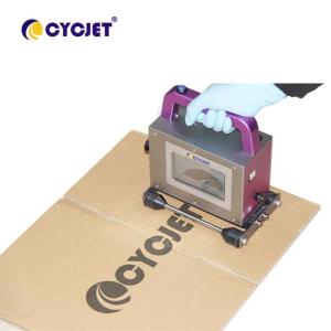 China Large Portable Handheld Inkjet Printer 71mm Height For Carton Cardboard wholesale