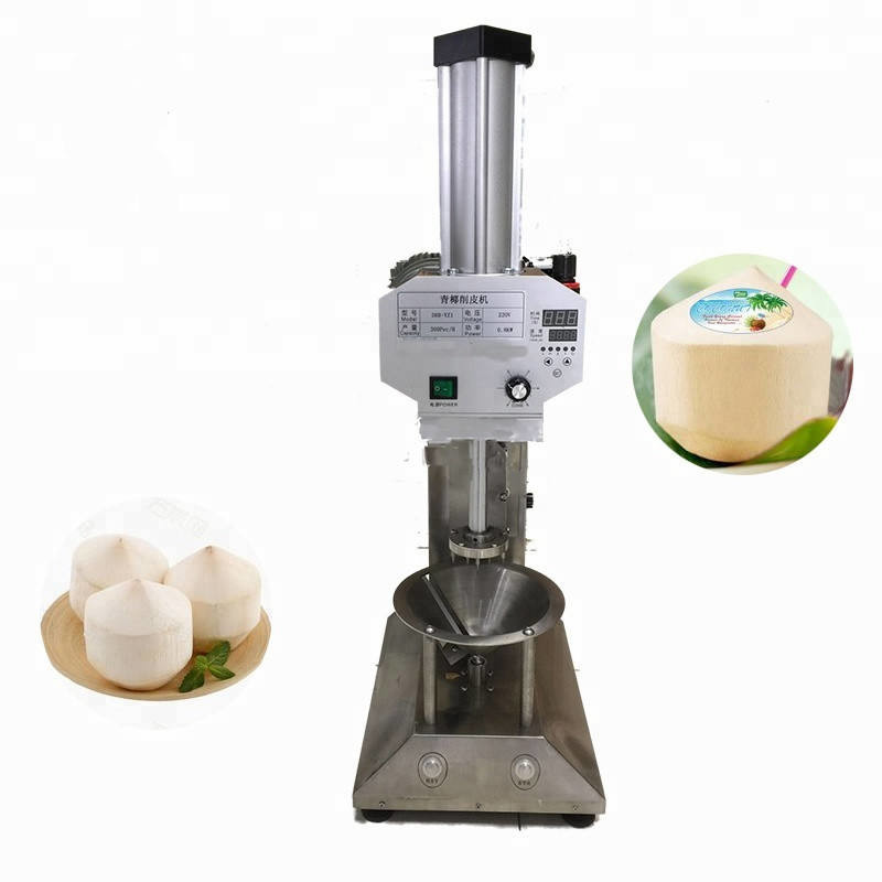 0.8kw Tender Coconut Peeling Machine Desktop Volume