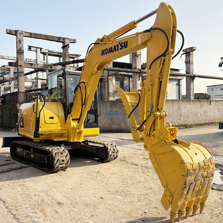 Working Condition 5 Ton Mini Digger Komatsu PC56 Used Excavator With Good Performance