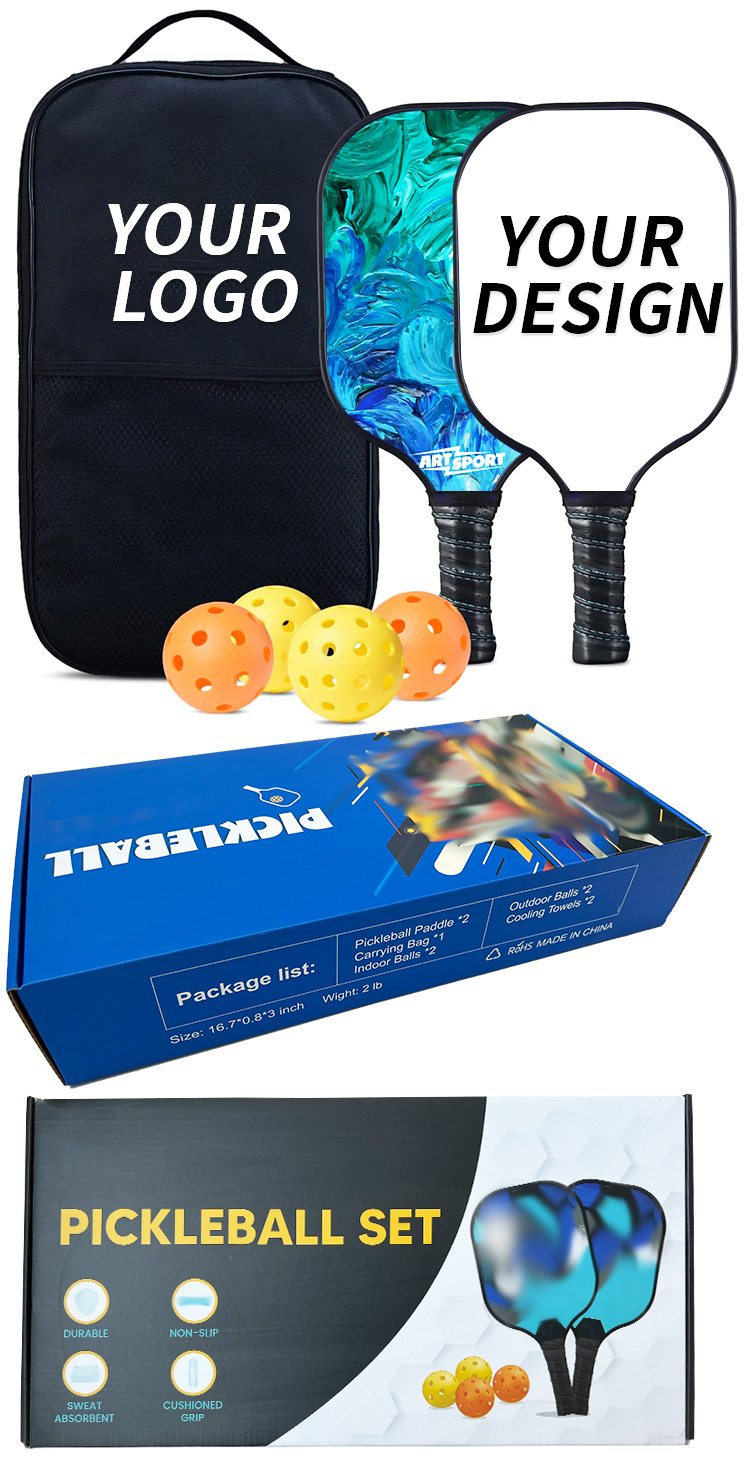USAPA Game Practice Fiberglass Pickleball Paddle with Lightweight PP Honeycomb Core
