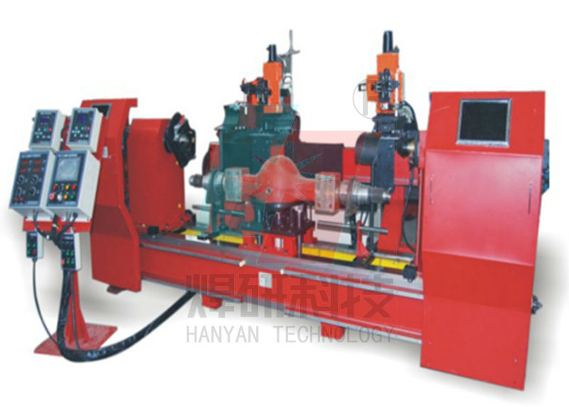 Tractor Trailer Single Axle Welding Machine Automatic Grade Heavy Duty Trailer Axles Welding Production Line