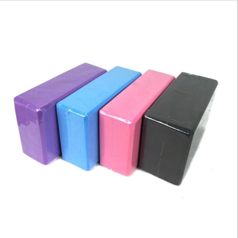 EVA Yoga Exercise Blocks Brick Sports Exercise Gym Foam Workout Stretching Aid Body Shaping