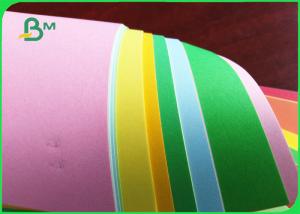 China 80gsm Virgin Colour Bristol Paper Color Offest Paper 550 x 645mm for Hand art wholesale