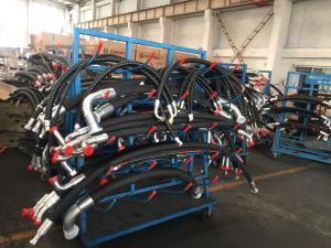 China Flexible SS Wire Braided Hose High Tensile For Excavators wholesale