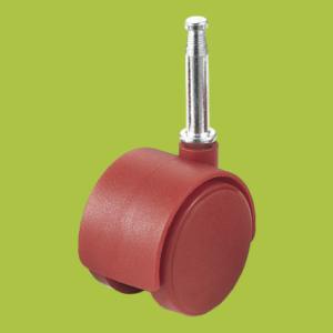 China high quality furniture casters long insert stem red caster wholesale