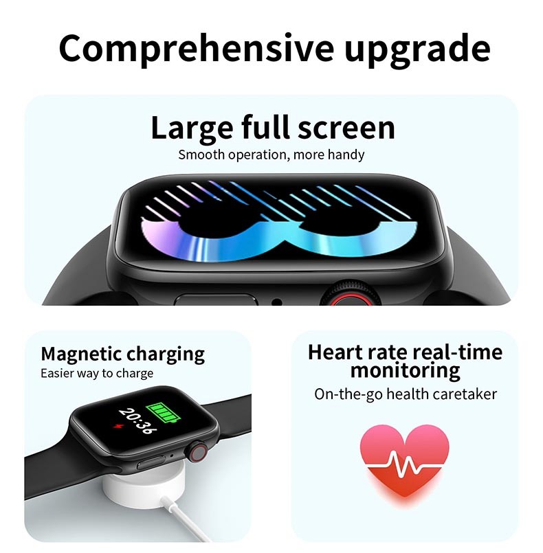 Ip68 Waterproof Android Smart Watch With 1.81 High Definition Screen T900 Pro Max Big