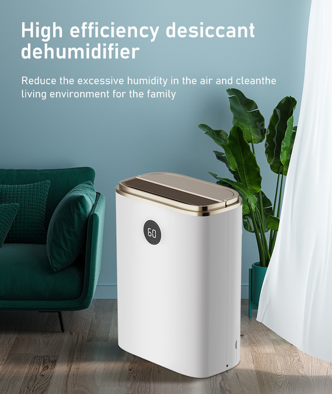 5.5L Household Rotary Dehumidifier Air Purifier 2 In 1 With Hidden Handle
