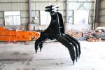 Manual Hydraulic Log Grapple For Kubota Hitachi Komatsu Excavator