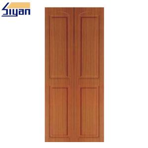 China Double MDF Bedroom Wardrobe Doors For Wooden Clothes Cabinet , PVC Film Surface wholesale