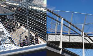 China Inox Architectural Flexible Cable Mesh Stainless Steel Wire Rope Balustrade wholesale