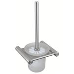 Mounted Satin Finish Toilet Brush Holder Stainless Steel Polished