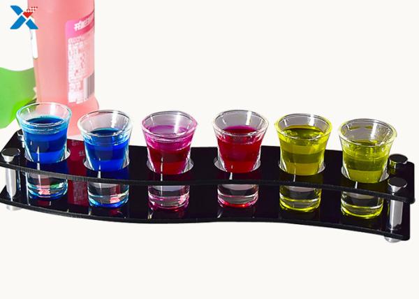 Non - Toxic Acrylic Cocktail Tray , Clear Acrylic Serving Tray Chemical