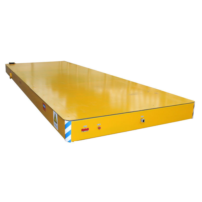 10 Ton Electric Platform Cart Remote Control IP 44 54 Heavy Loading Transportation