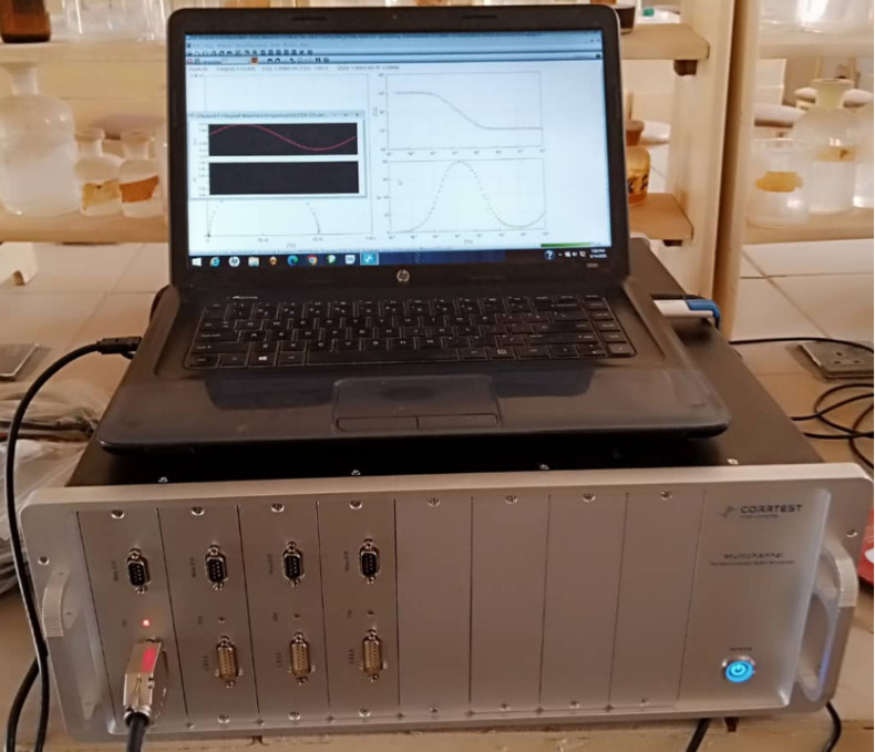 Corrtest 1A 10V Multichannel Potentiostat Galvanostat CS310X 4-Channel 1 EIS