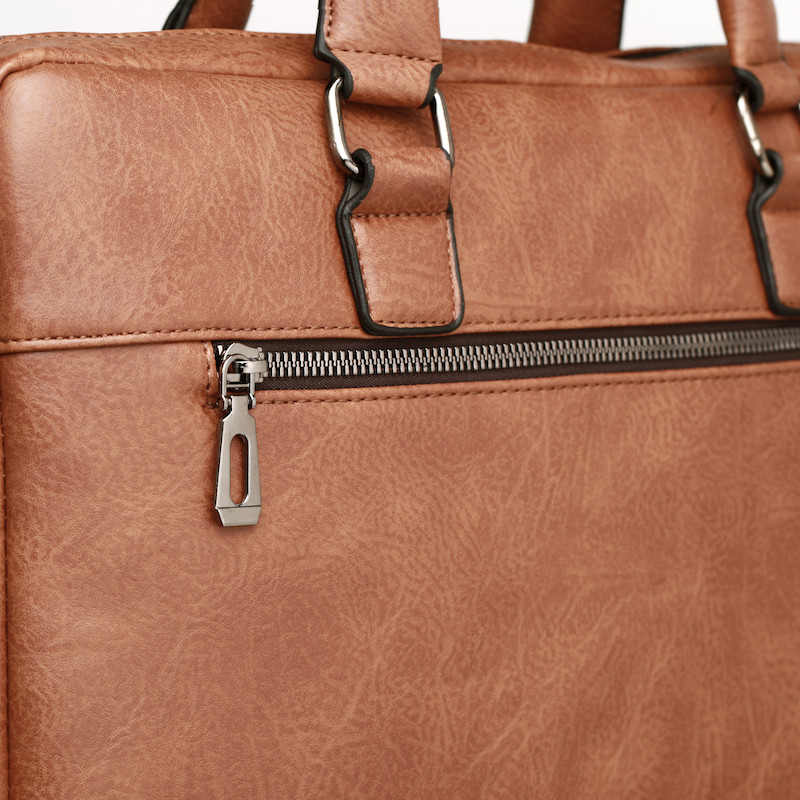Men'S Briefcases Business Laptop Handbags Crossbody Shoulder Bag Pu Leather Bags Men Briefcase