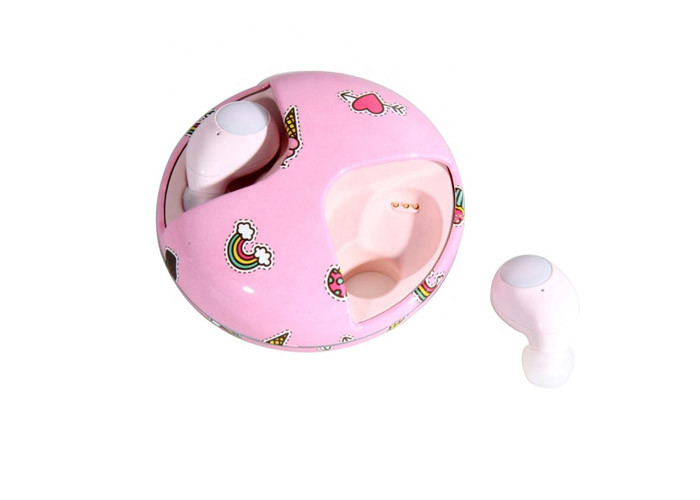 Cute Noise Wireless Earphone , Waterproof Noise Cancelling Bluetooth Earbuds