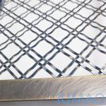 Internal Stainless Steel Room Divider Pallet Mesh Galvanized Finish