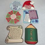 Party game cards for family fun Christmas Fun games Custom design Shaped card