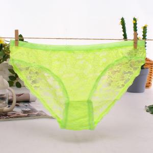 China Stock transparent lace jockey ladies underwear wholesale