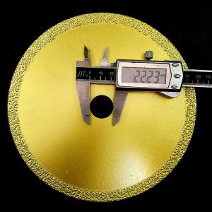 China 150×1.6/2.4×8×22.23mm Vacuum Brazed Diamond Saw Blade For Cutting Cast Iron Marble Metal Stainless Steel Fire Emergency wholesale