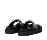 Suede Midsoles ODM Womens Soft Bottom Slippers With Buckled Straps