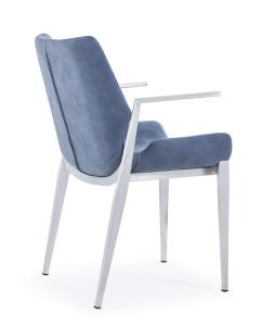 China Stainless Steel Modern 90cm Contemporary Metal Dining Chairs wholesale