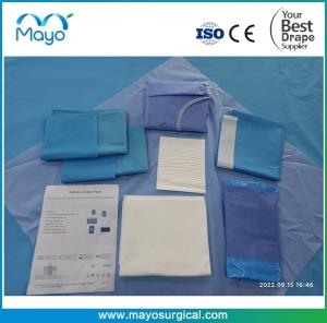 China Obstetrics and Gynaecology Sterile Disposable Surgical Delivery Drape Pack wholesale