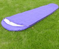 China Purple Thin Adult Size Polyester 3 Season Mummy Sleeping Bag wholesale