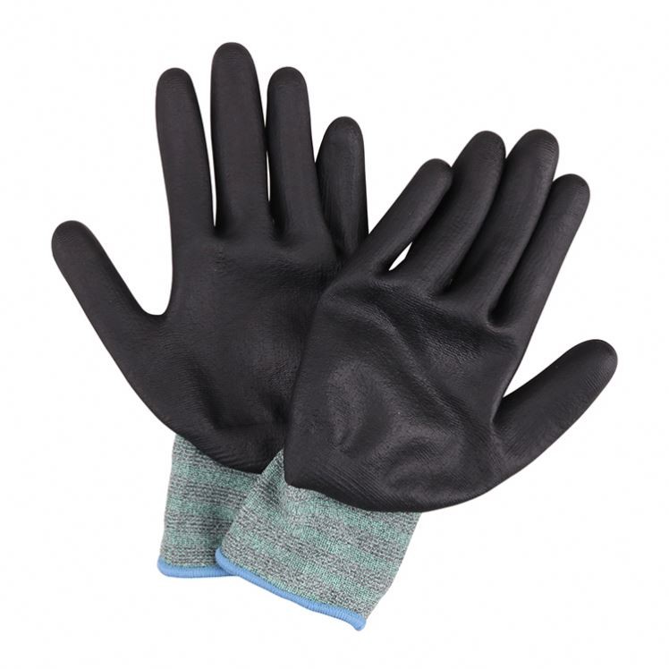 13 guage nylon polyester work nitrile gloves