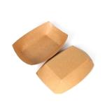 Kraft Trays Boat Shaped Salad Bowl Giveaway Boxes for Desserts