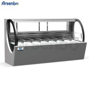 China 220V 50HZ Gelato Ice Cream Display Freezer Multipurpose Durable wholesale