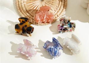 China Mini acetic acid girls art hairpin grab clip sweet female headpiece tortoiseshell spot wholesale OEM logo wholesale