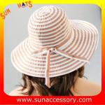 AK17561 fashion Wide brim sunny beach paper straw floppy hats for womens in