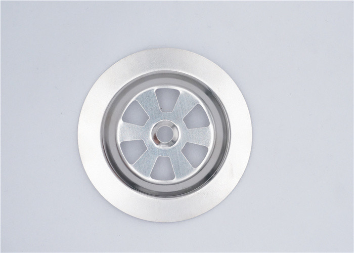 Kitchen Waste Sink Strainer Parts Stainless Steel Silver 75 Mm OD