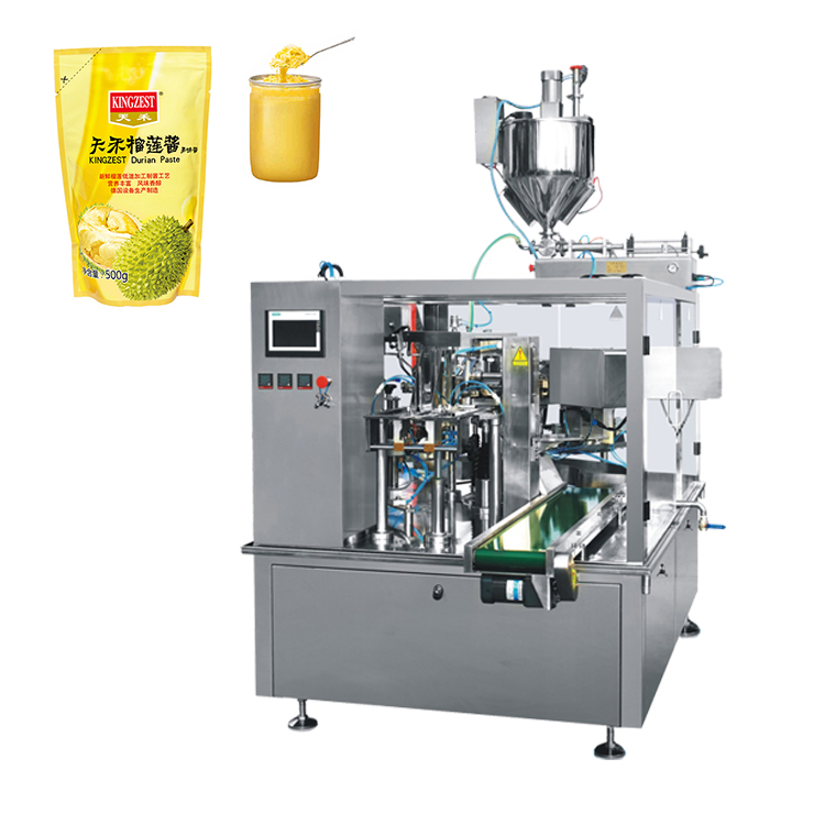 Shower Gel Laundry Liquid Premade Pouch Packaging Machine 60 Bags/Minute