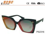 Hot sale colorful lenses fashion polarized sunglasses ,UV protection lens ,parts