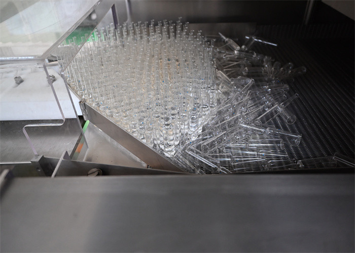 Pharma Ampoule Filling Machine pure water washing, hot wind drying with oven dryer