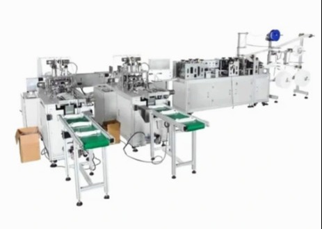 Quality Beautiful Appearance Non Woven Face Mask Making Machine High Stability for sale