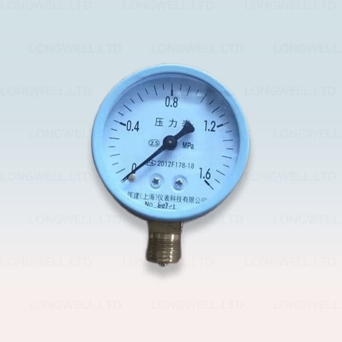 Discharge Mud Pump Pressure Gauge 1.6Mpa Y-60Z HH60.190 Stainless Steel Mud Pump Gauge