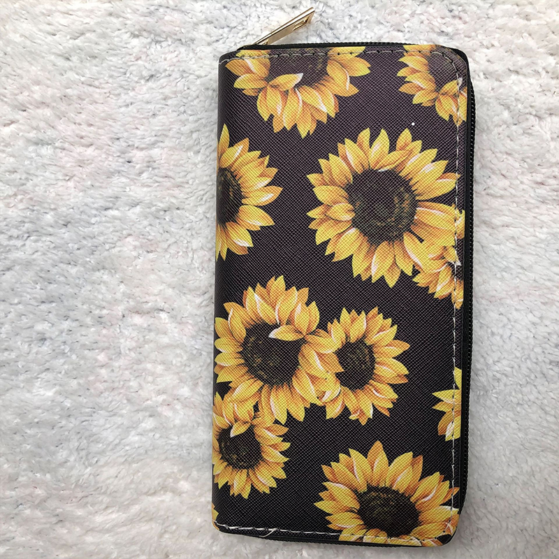 Customizable Cow Print Aztec Cactus Smart Wallet for Western Style Fashion Enthusiasts